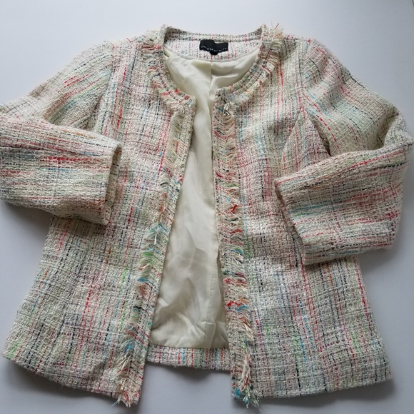Cynthia Rowley Tweed BLazer SIZE MEDIUM - Picture 5 of 8